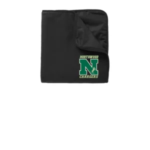 Northwood High School Fleece & Poly Travel Blanket