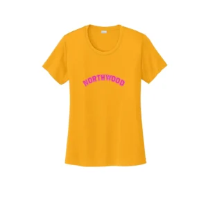 Northwood Pink Curved Logo Ladies T-Shirt