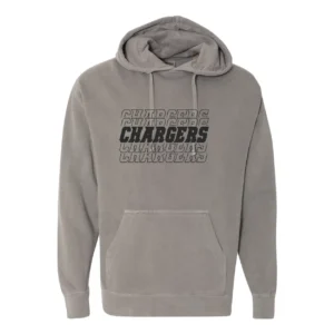 Chargers Repeat Logo Adult Hoodie