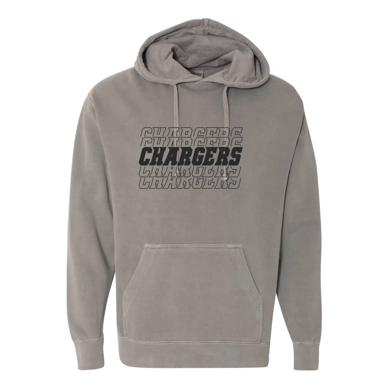 Chargers Repeat Logo Adult Hoodie - Image 1