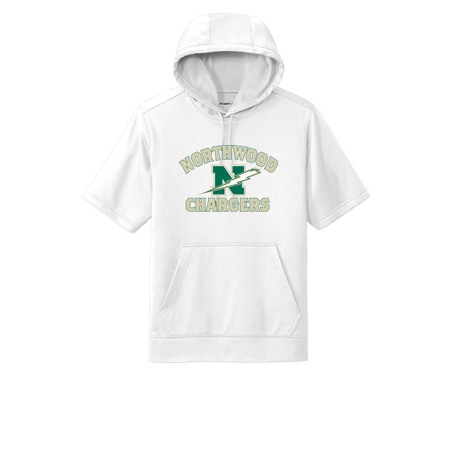 Northwood Shock Logo Adult Short Sleeve Hoodie - Image 1