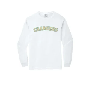 Chargers Curve Logo Adult Long Sleeves