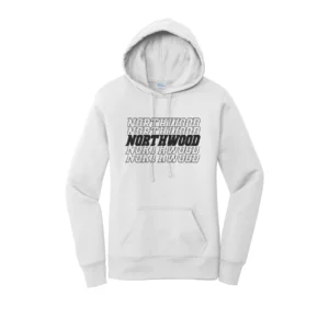 Northwood Repeat Logo Ladies Hoodie