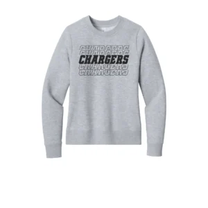 Chargers Repeat Logo Ladies Sweatshirt