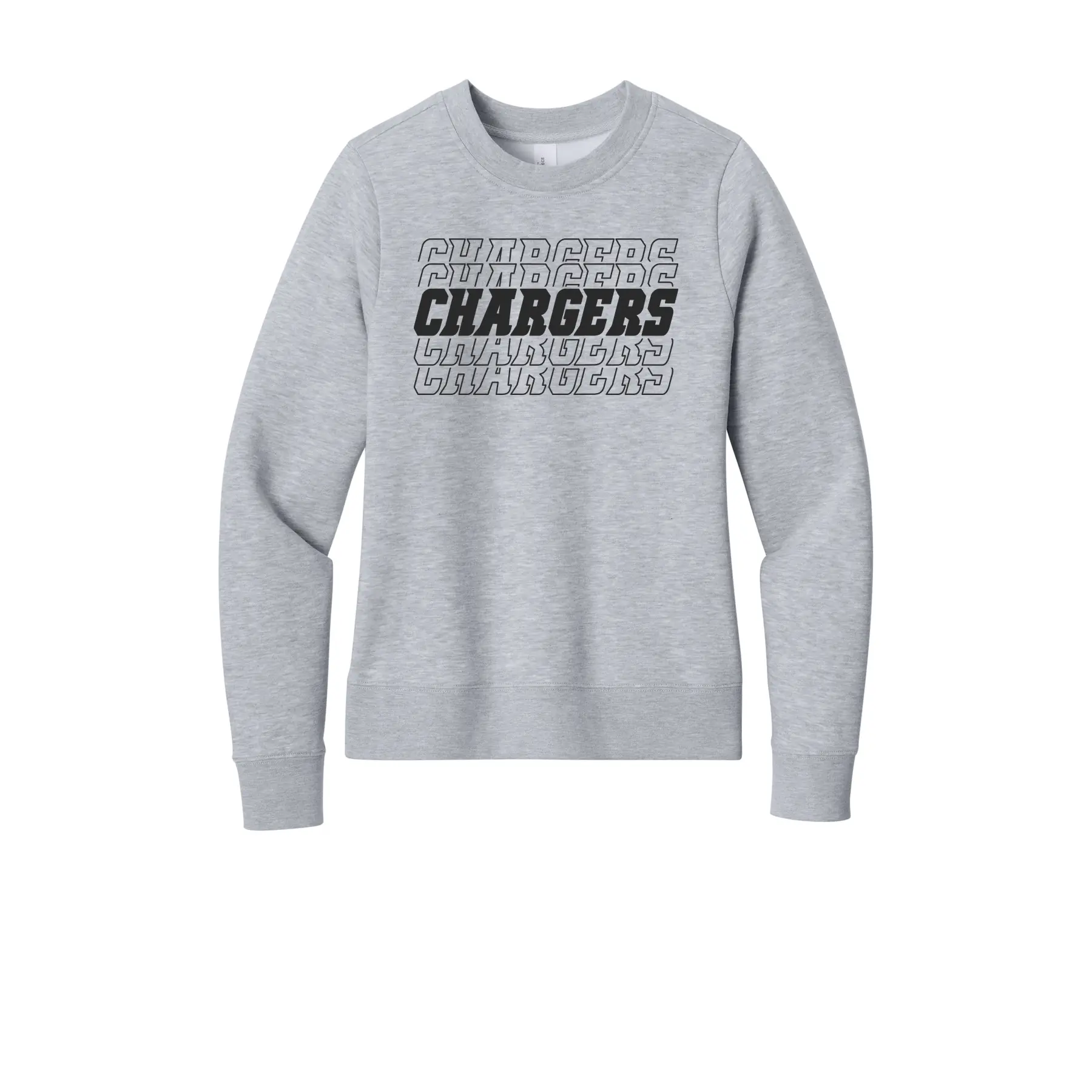 Chargers Repeat Logo Ladies Sweatshirt - Image 1