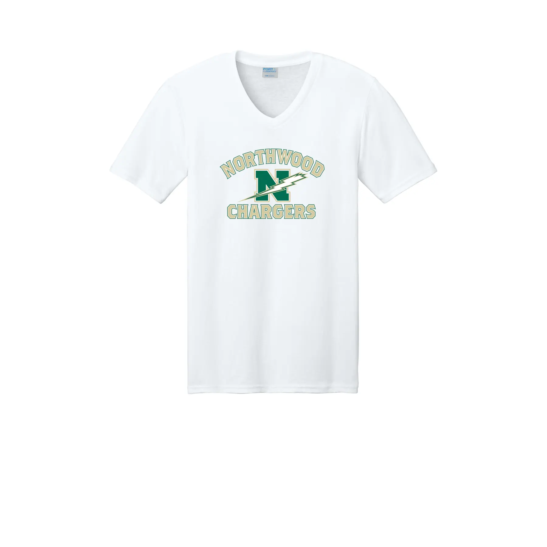 Northwood Shock Logo Adult V-Neck - Image 1