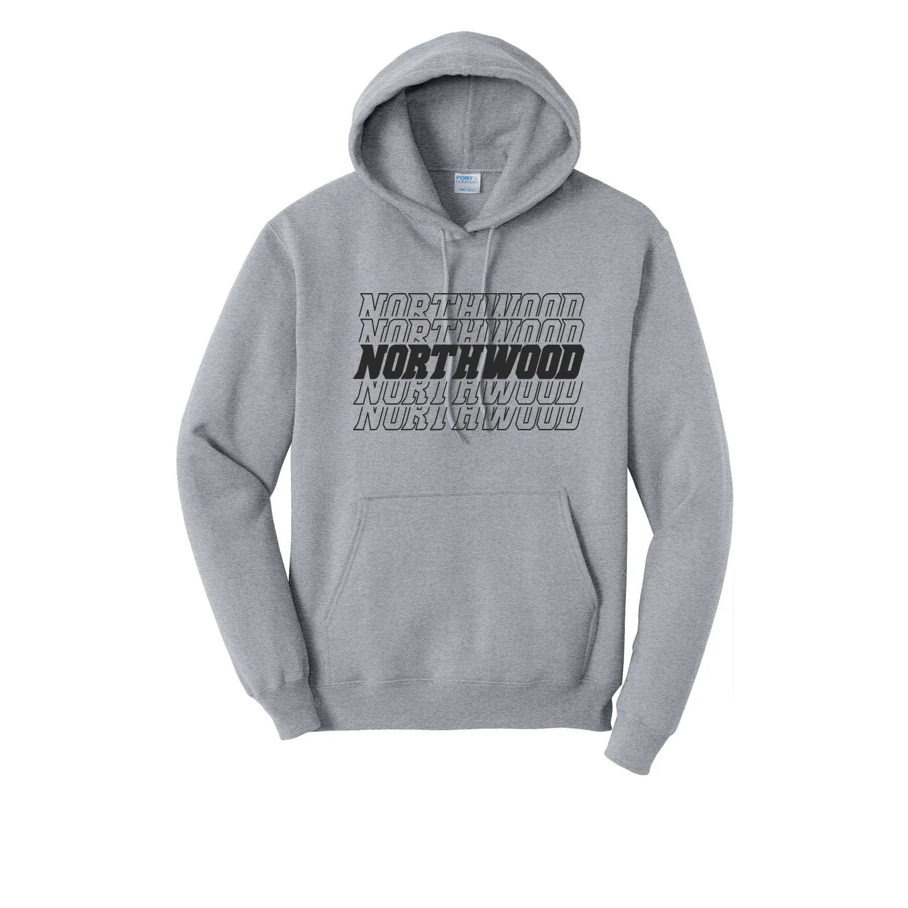 Northwood Repeat Logo Tall Hoodie - Image 1