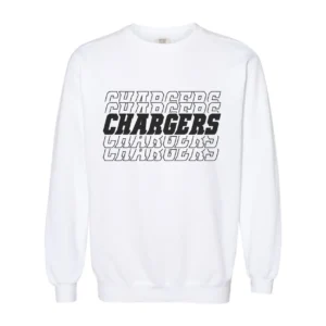 Chargers Repeat Logo Adult Sweatshirt