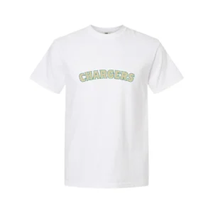 Chargers Curve Logo Adult T-Shirt