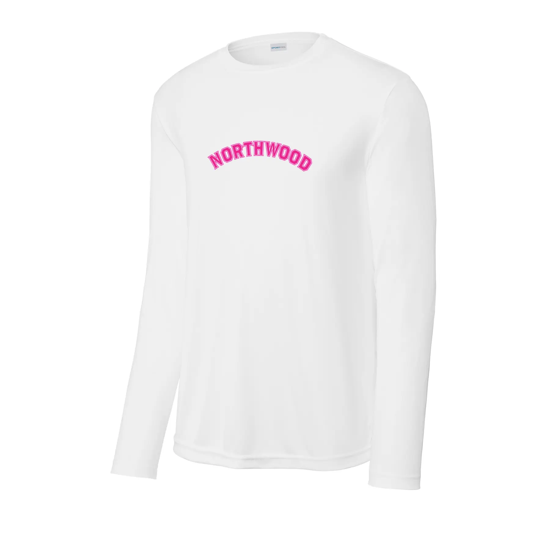 Pink Curved Logo Tall Long Sleeves - Image 1