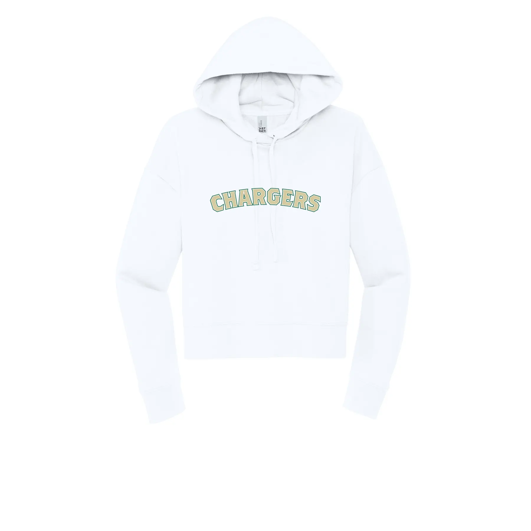 Chargers Curve Logo Ladies Hoodie - Image 1
