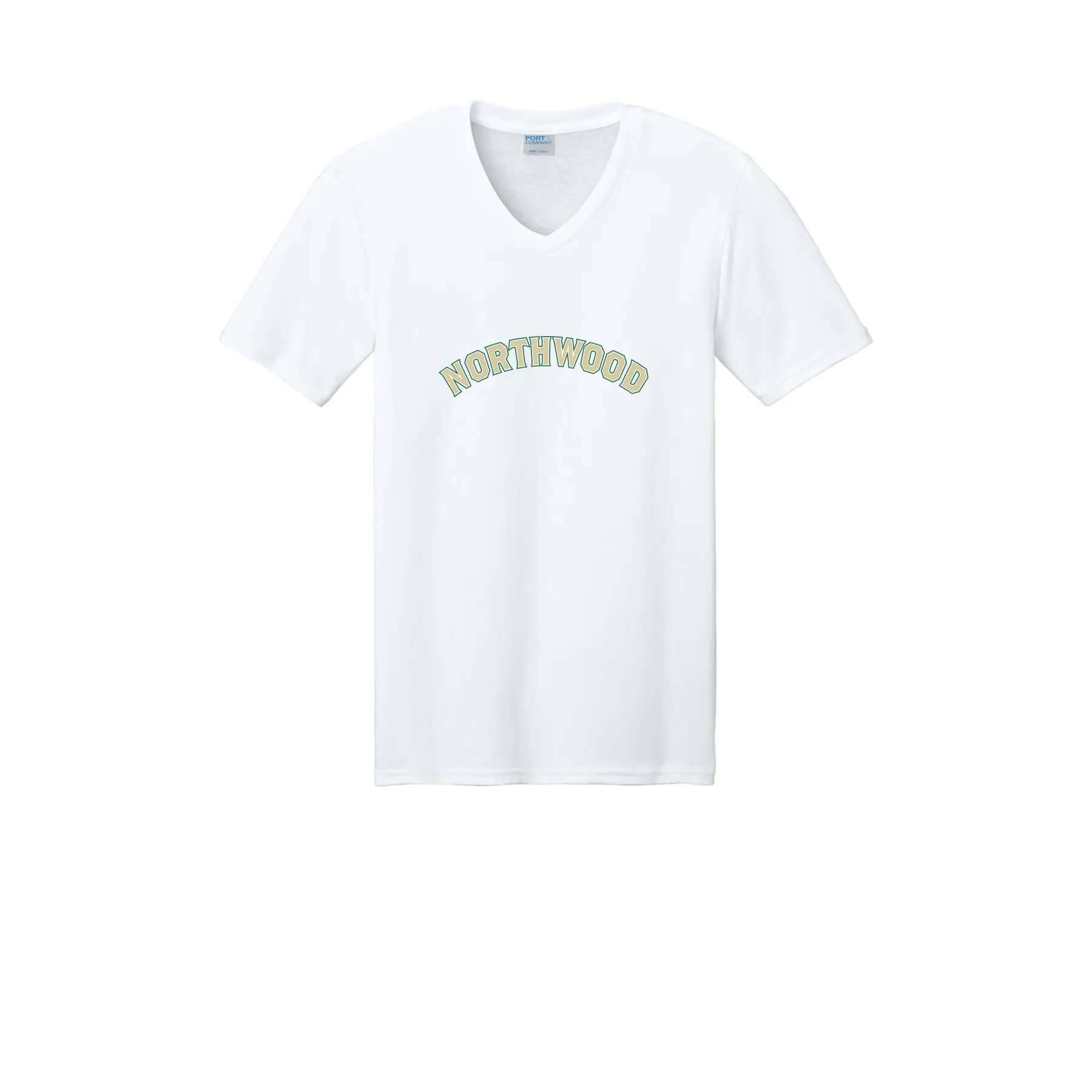 Northwood Curve Logo Adult V-Neck - Image 1