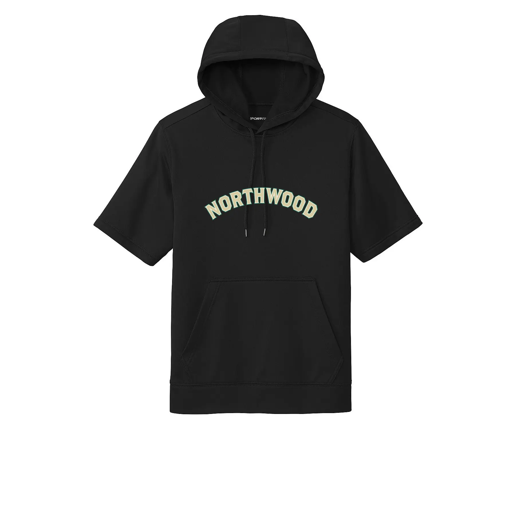 Northwood Curve Logo Adult Short Sleeve Hoodie - Image 1