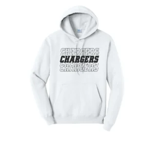 Chargers Repeat Logo Tall Hoodie