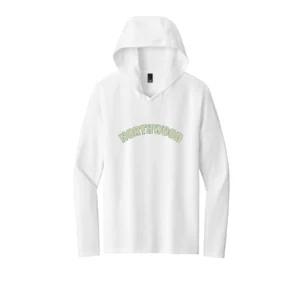 Northwood Curve Logo Adult Long Sleeve Hooded Tee
