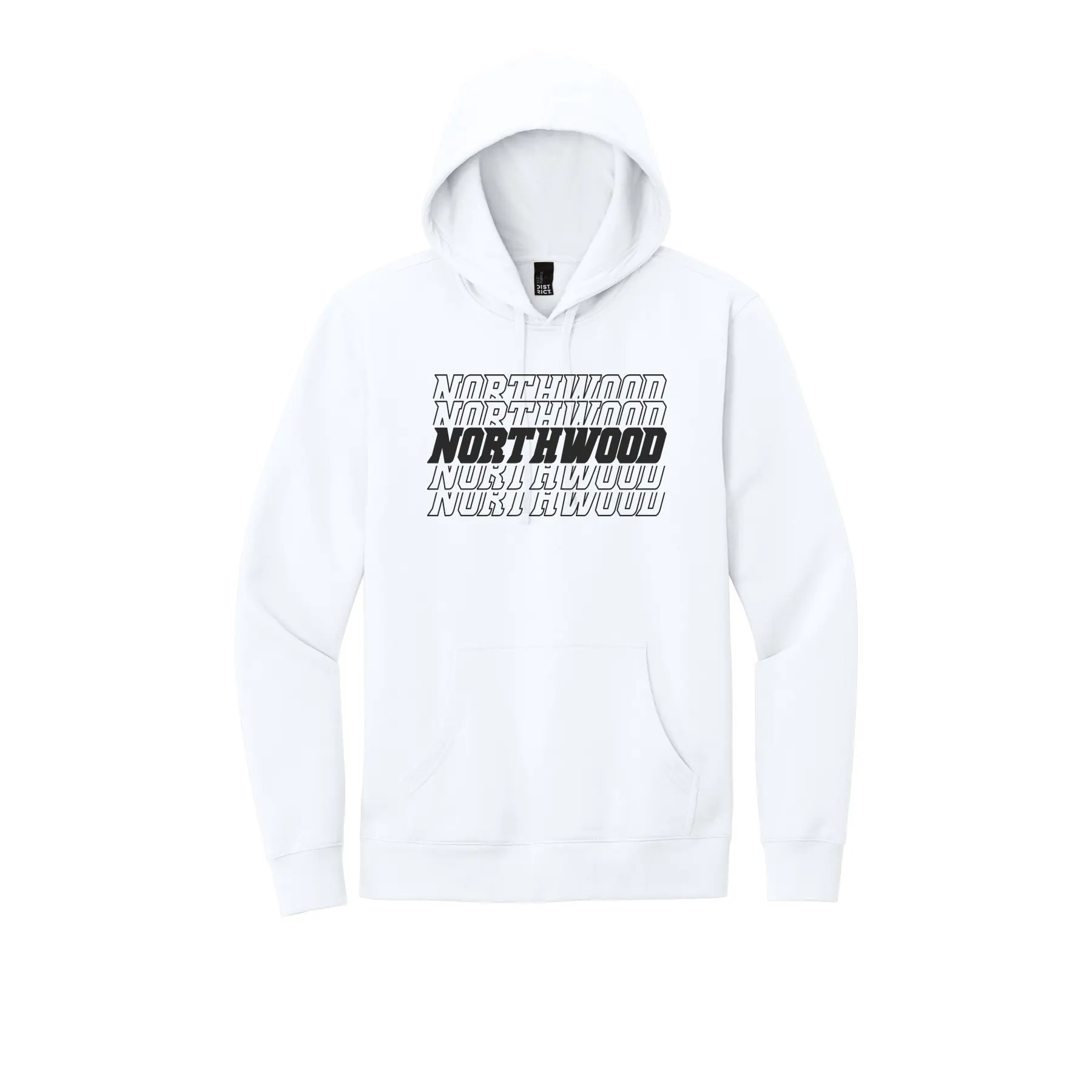 Northwood Repeat Logo Adult Hoodie - Image 1
