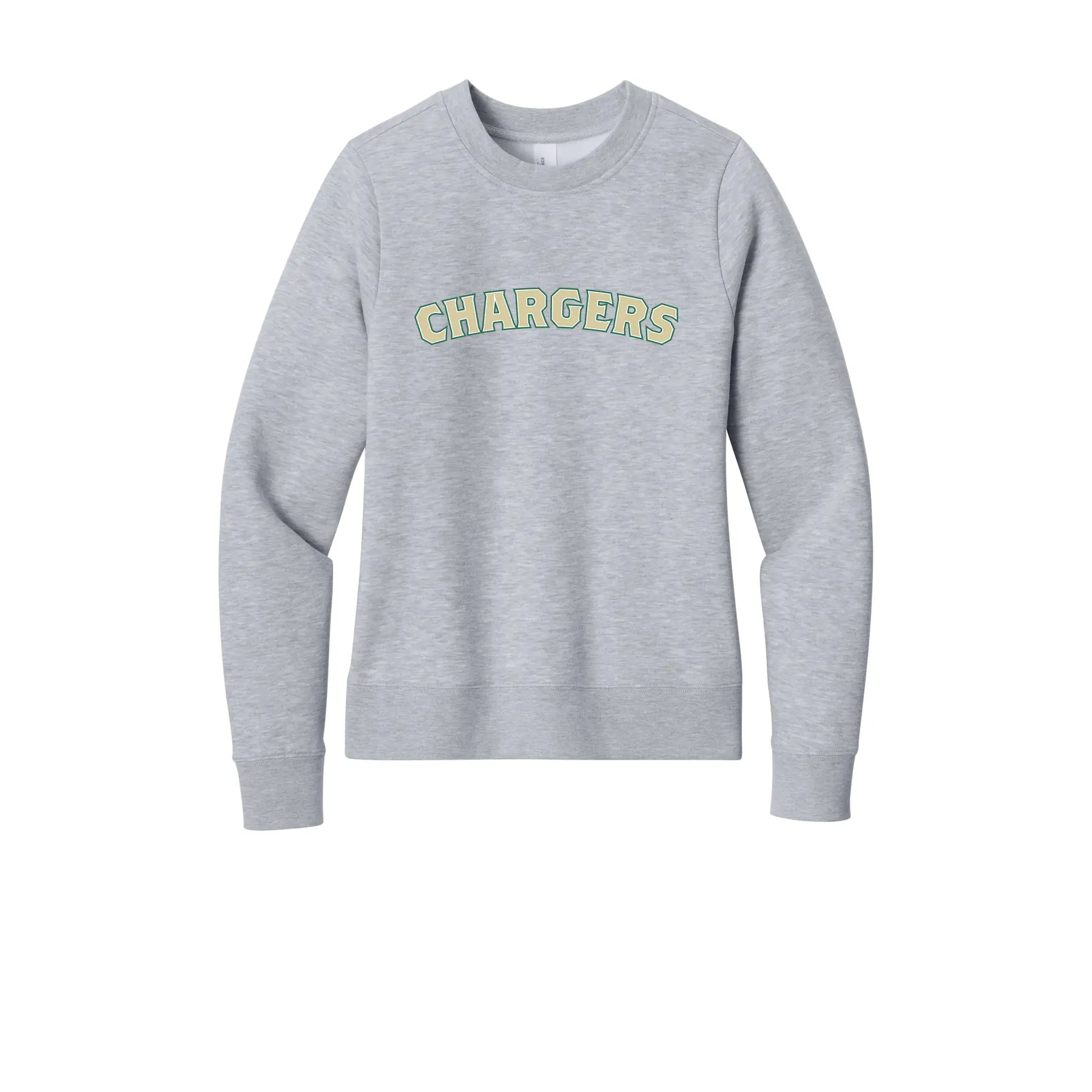 Chargers Curve Logo Ladies Sweatshirt - Image 1