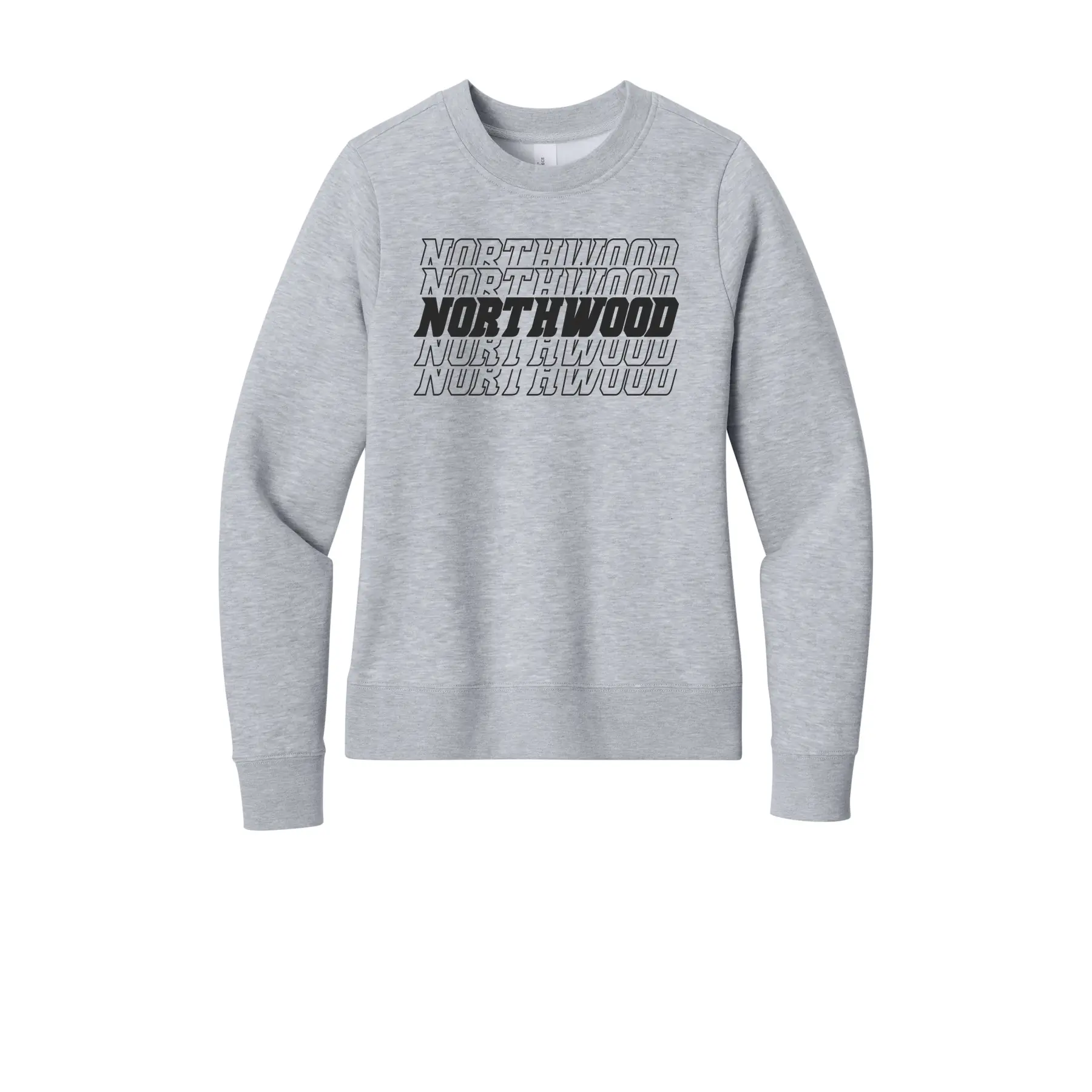 Northwood Repeat Logo Ladies Sweatshirt - Image 1
