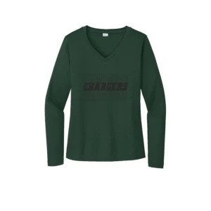 Chargers Repeat Logo Ladies Long Sleeves