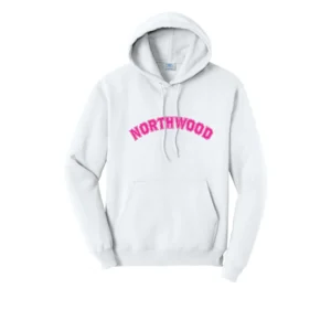 Northwood Pink Curved Logo Tall Hoodie