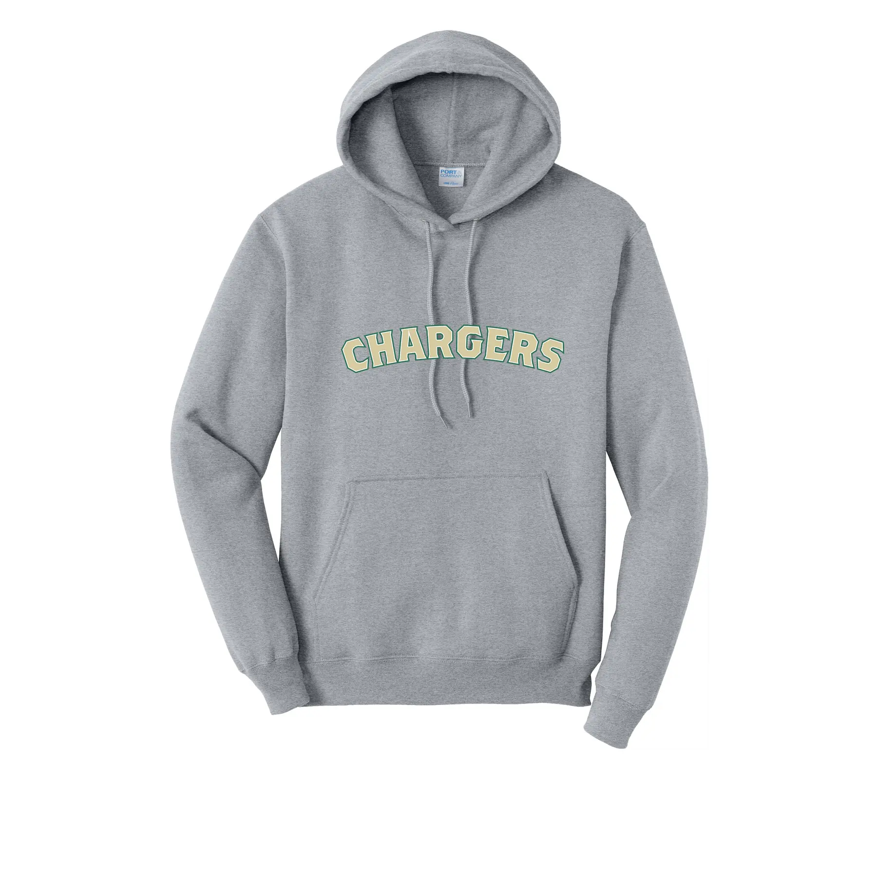 Chargers Curve Logo Tall Hoodie - Image 1