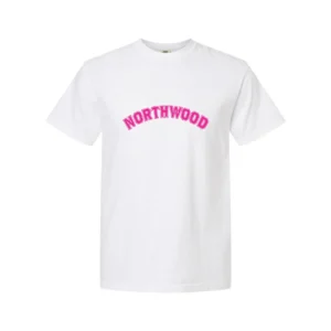 Northwood Pink Curved Logo Adult T-Shirt