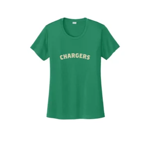 Chargers Curve Logo Ladies T-Shirt