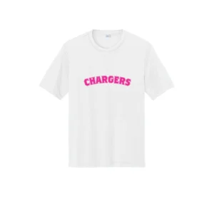 Chargers Pink Curve Logo Tall T-Shirt